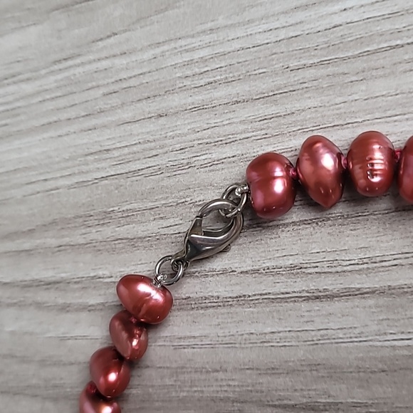 Chunky Multi Strand Beaded Statement Necklace Red Green Boho Layered Fashion - Picture 4 of 5